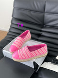 leather+weave patchwork boat shoes flats comfort women 2024 high quality 35-40