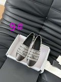 leather+weave patchwork boat shoes flats comfort women 2024 high quality 35-40