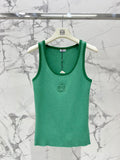 𝗟𝗢𝗘𝗪𝗘* knitted silm sleeveless vest classic tops women fashion 2024 black white green