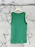 𝗟𝗢𝗘𝗪𝗘* knitted silm sleeveless vest classic tops women fashion 2024 black white green