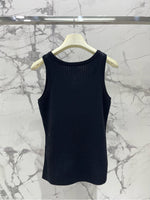 𝗟𝗢𝗘𝗪𝗘* knitted silm sleeveless vest classic tops women fashion 2024 black white green