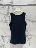 𝗟𝗢𝗘𝗪𝗘* knitted silm sleeveless vest classic tops women fashion 2024 black white green