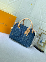 LV M46373 denim OnTheGo  bag Monogram Giant pattern Toron handle 25.0 x 19.0 x 11.5 cm high quality 2024