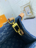 LV M46373 denim OnTheGo  bag Monogram Giant pattern Toron handle 25.0 x 19.0 x 11.5 cm high quality 2024