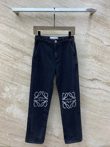 Loew* gray denim straight jeans high quality 2024 SML